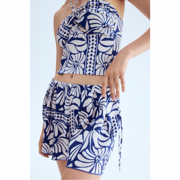 H&M Crinkled Jersey Shorts XXL NWT - Picture 6 of 11